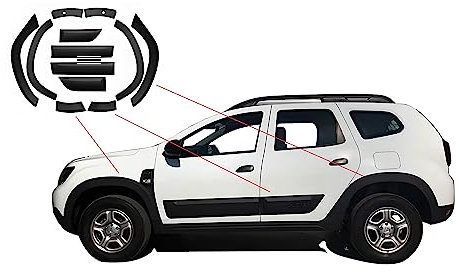 Kotflügel & Türleisten ABS Karosserie-Kit 12-teilig, 2010-2017 für Dacia Duster