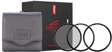 Kase Magnetisches 77 mm Video-Kit CPL/Vari ND Combo Filter 1,5–5 Stopp ND3 auf ND32 + optisches Glas mit weißem Nebel