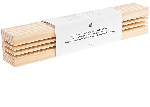 Holzständer für Karten, Fotos, Ringe, Trockenblumen und Dekorationen