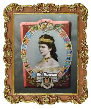 Sisi Wien Österreich Kühlschrankmagnet 3D Reise Souvenir Kühlschrank Dekoration Magnetaufkleber Bastelsammlung
