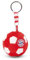 NICI 49996 Schlüsselanhänger FC Bayern MÜNCHEN Fußball 6cm rot-Nachhaltiger Begleiter Kuschelanhänger mit Schlüsselring für Schlüsselband, Schlüsselbund & Schlüsselhalter