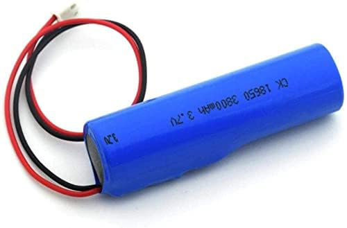 Batterie Lithium-ION 18650 3.7V 3800mAh Rechargeable avec Batterie À Prise XH 2P.2 Pièces