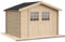Casetta in legno da giardino per esterno 9 mq 300x300 25mm MADE IN ITALY mod. MIRO' casetta in legno, rimessa attrezzi, deposito, box per esterni (Con Grondaia)
