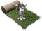 PetZolla Gatto Ricarica S - Cuccia gatto estiva in vero prato con Erba gatta, Ricambio facile da sostituire per il Kit Petzolla gatto S, Cuccia per gatti da interno dura fino a 3 mesi