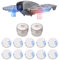 Mini-Blinklichter für DJI NEO Drohne, Stroboskoplicht, universeller Schnellblitz, Drohne, hohes Licht, rot und blau, für DJI NEO Drohnenzubehör (2 Stück)