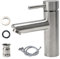 Minnhua Rubinetto Bagno Lavabo Acciaio Inossidabile 304, Miscelatore Cucina con Tubo Flessibile, Rubinetto Vasca da Bagno, Miscelatore Bagn per Lavandino, WC per Gli Ospiti (Argento)