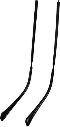 IWOWHERO 5 Paare Brillenzubehör Brillen-Nasenpads Brillenbügel Sonnenbrillenarm brillen zubehör metallklammern schnapsgläser Ersatzbügel für Brillen universeller Brillenbügel Platte Black