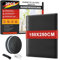 ZUIYIN Fliegengitter Fenster Insect Stop 2er Pack,Insektenschutz Fenster Ohne Bohren 150x250 cm, Fliegennetz, Mückennetz Fenster, Fenstergitter Insektenschutz, Schwarz
