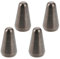 LT Easiyl 4pcs Interruptor de Pastilla de 5 Posiciones para Guitarra Perilla de Interruptor Compatible con Fender Strats Compatible con Guitarras ST Compatible con Oak Grigsby (Negro Metalizado)