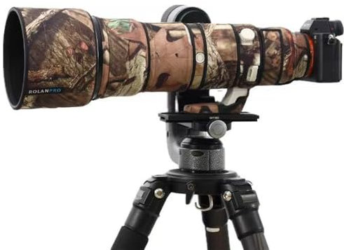 Rolanpro Capa de camuflaje para lente Sony FE 400-800 mm F6.3-8 G OSS SEL400800G, funda protectora para lentes, funda protectora para lentes, resistente al agua
