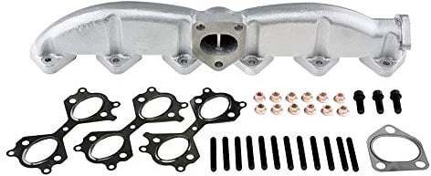 Collecteur d'échappement (renforcé) compatible avec BMW série 5 E60 525d / 530d - compatible avec références 11627788422 11622248166 18407788422 7788422 2248166 7788422
