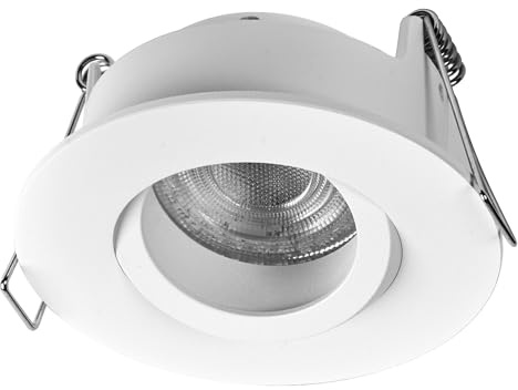 Osram Spot Set LED Einbaustrahler IP65 Press 4,5W 840 Weiß, 4000K Neutralweiß, Aluminium, Feuchtraum, 3er-Set