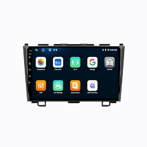 Pantalla Radio para Honda CR-V 3 RE CRV 2006-2012 Android 15 9 Pulgadas Multimedia Pantalla con BT GPS WiFi Radio Backup Camera para, 8 Core 8G+256G