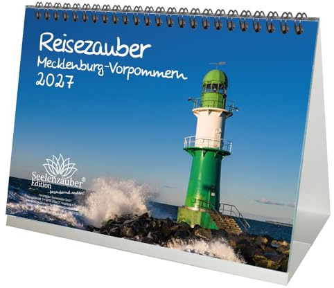 Reisezauber Mecklenburg-Vorpommern DIN A5 Tischkalender für 2027 Städte Bundesland Menschen - Seelenzauber