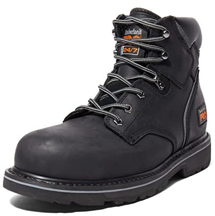 Timberland Pro Pit Boss 6 Uomo Nero Stivali lavoro uovo EU 47,5