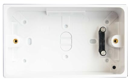 Dencon Twin Gang Box (One Size) (White)
