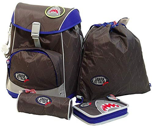 Schulrucksackset Flex Style Fun - Shark Attack