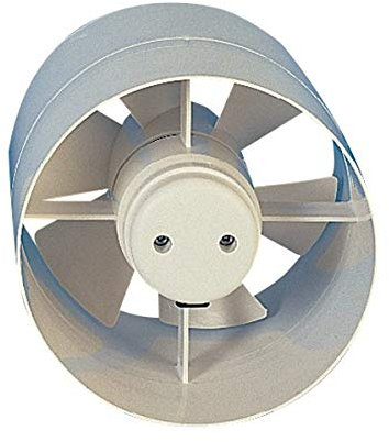 Manrose Hydroponics Inline Extract Supply Fan Carbon Filters 4 5 6 UK Plug (ID 150 (No Plug))