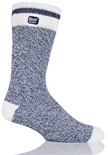 HEAT HOLDERS SOCKSHOP Mens 2.3 TOG Patterned and Plain Thermal Socks Pack of 1