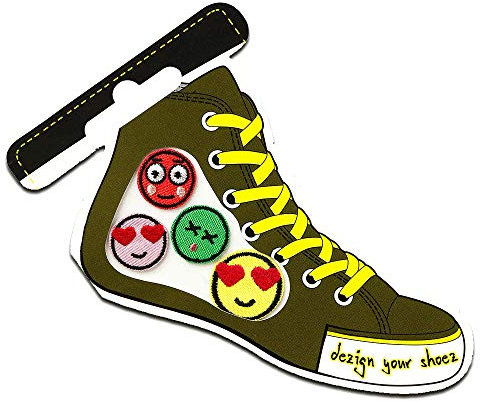Schuh Emoji - Aufnäher, Bügelbild, Aufbügler, Applikationen, Patches, Flicken, zum aufbügeln, Größe: verschiedene Größen