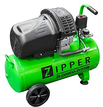 Compresseur - Zipper - Modèle Zi-Com50-2V510E - 50 L - Manomètre - Ip20-230 V
