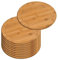 KESPER 58442 Lot de 10 assiettes à viande en bambou certifié FSC® 25 cm