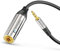 Sonero® premium Adattatore per cuffie, 0,20 m, jack da 3,5 mm a jack da 6,3 mm, nero