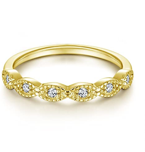 Aotiwe Jewelry Ring Damen, Zarter Schmuck Damen Sechskant Hohlring Set mit 2 Ringen Silber für Valentinstag