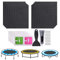 Facynde 10 St Trampolin Reparaturset Sprungtuch, Trampolin Flicken Reparatur Set Nylon Reparatur Patches Selbstklebende Nylon Patches wasserdichte Reparatur Patches