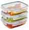 Snips |Set 3 Contenitori Per Alimenti 1,40 LT Rettangolare|3x 1,40 LT |Made in Italy|Bpa Free