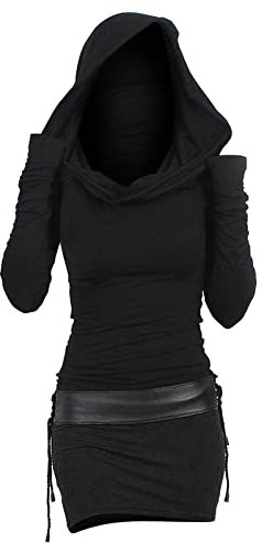 Pulloverkleid Damen Sexy Classics Herbst Pullover Kleid Minikleid Bodycon Slim Elegant Schwarz Gothic, Cut Outs Rundhals Langarm Winterkleid, Einfarbig Winter Strickkleid Spleißkleid