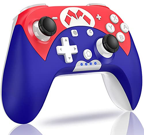FLIEEP Switch Controller – Wireless Switch Pro Controller für Switch/Switch Lite/Switch OLED mit 3 Stufen Turbo-Funktion, 4 Stufen einstellbarer Vibration, Sechs-Achsen-Bewegungssteuerung