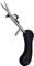 Gartenschere Bypass, Rosen Pflanzenschere, 200mm Baumschere, SK5 Edelstahlklingen, Rosenschere Bonsai Schere (Black)