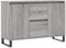 vidaXL Buffet, Armoire Latérale avec Pieds, Meuble de Rangement, Organisateur de Salon Salle de Séjour Intérieur, Sonoma Gris Bois d'Ingénierie