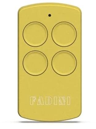 Trasmettitore Telecomando Radiocomando Giallo Mustard FADINI DIVO 71/4 TR 7113YL
