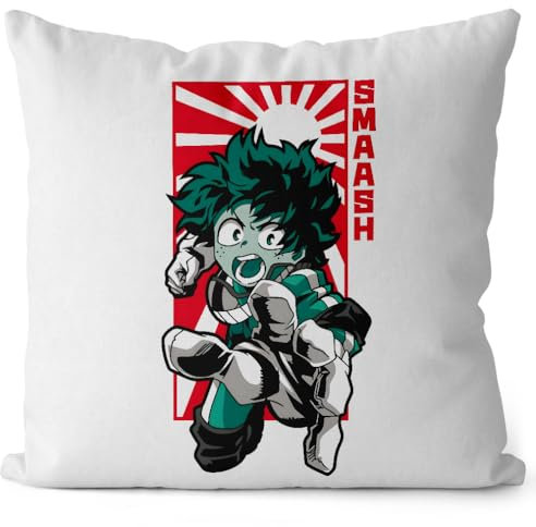 style3 Boku no Hero Kissen mit Füllung 40cm Baumwolle Superhero Japan Academia Manga
