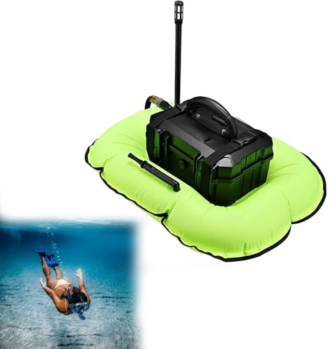 RayGenius Recycleur De PlongéE Rechargeable, éQuipement De PlongéE pour La PêChe, Kit De Recycleur De PlongéE pour La PlongéE RéCréAtive, La PêChe en Mer.,D4000-Black