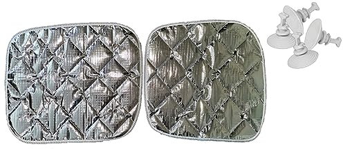 Esterilla térmica para puerta trasera apta para Berlingo, P. Partner año de fabricación 2008 – 2018, alfombrilla aislante interior, 2 piezas, aislamiento interior