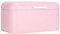 Itonash Panera Organizador de Contenedores de Pan de Hierro Rosa Caja de Almacenamiento de Cocina para el Hogar Retro No Tóxica con Tapa Enrollable para Caja de Pan de Fácil