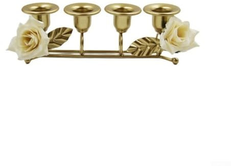 Kerzenhalter-Set mit vier Köpfen aus Eisen (B)