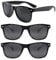 HFMYGS 3 Stücke Augentrainer Lochbrille, Rasterbrille Pinhole Glasses, Schwarze Rasterbrille Für Sehvermögen-Verbesserung Und Augenentspannung Anti-Ermüdungs-Brille, Augentraining Zur Entspannung