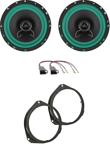 IPNOSIS Kit 2 Casse IP-01165 per Fiat 500 dal 2007 al 2016 con 2 Supporti Anteriori,2 Connettori