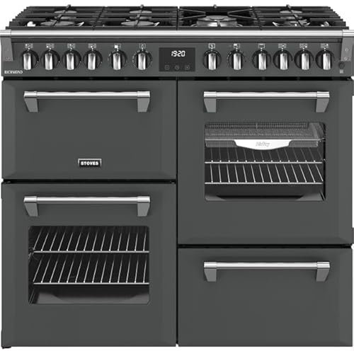Stoves Richmond 100cm Dual Fuel Range Cooker - Anthracite - A/A/A Rated