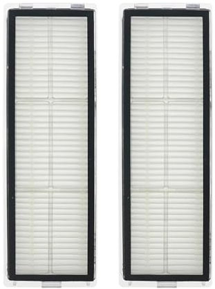 RRSQ Accessoire pour aspirateur Compatible avec l'aspirateur Robot Xiaomi Mijia 1C, 2C, 1T, STYTJ01ZHM, Brosse rotative, Filtre HEPA, pièces détachées(2 PCS Filter)