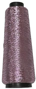 1 rotolo di filato metallico glitterato da 0,8 mm di larghezza, per uncinetto, colore rosa scintillante, filo metallico per lavori a maglia, tessitura, realizzazione di borse fai da te