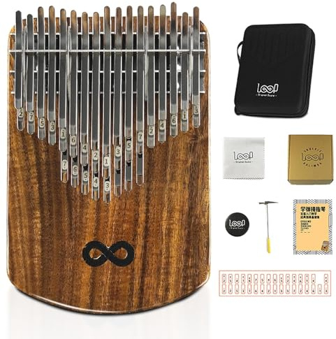 Kalimba Daumenklavier 42 Tasten Musikinstrument, Fingerklavier Instrument Klaviergeschenk für Kinder und Erwachsene Anfänger