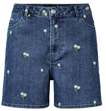PIECES Female Jeansshorts PCFLORA HW | Denim shorts