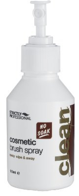Strictly Professional Cosmetic Brush Spray Eliminates Bacteria Build Up – Spray, Wipe & Away 150ml