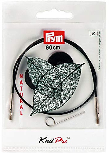 Prym 223982 Seil & Zubehör für Rundstricknadeln NATURAL 80 cm Rundstricknadel, Metall, mehrfarbig
