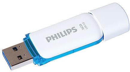 Philips Snow Edition Super Speed 3.0 USB-Flash-Laufwerk USB-Stick 16 GB für PC, Laptop, Computer Data Storage, Lesegeschwindigkeit bis zu 100 MB/s
